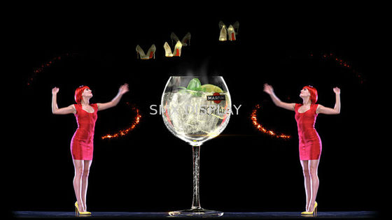 jakość Digital Holographic Screen 3D Holographic Projection For 3D Hologram Show Fabryka