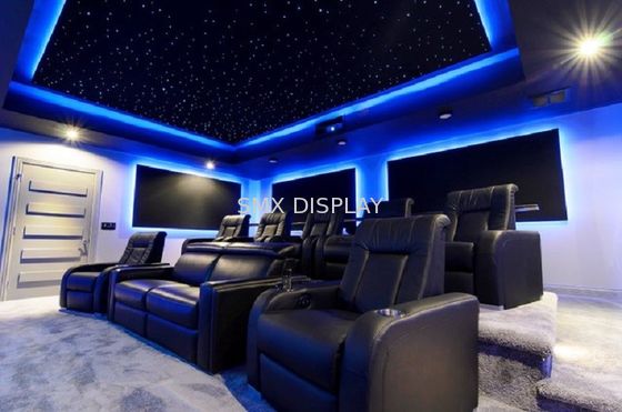 Jakość 110V - 220V Światłowodowe panele sufitowe w kształcie gwiazdy Kolor światła RGB do kina domowego Fabryka