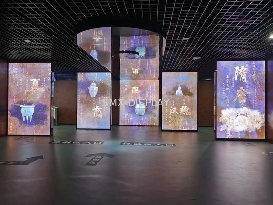 jakość Poliamidowy ekran z holograficznej siatki Przezroczysta siatka Holo do pływających animacji 3D Fabryka